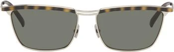 Yves Saint Laurent | Silver & Brown SL 795 Joe Sunglasses