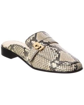 Salvatore Ferragamo | Ferragamo Mavira Snake-Embossed Leather Mule