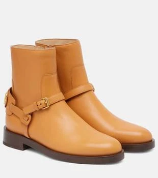 Valentino | VLogo leather ankle boots