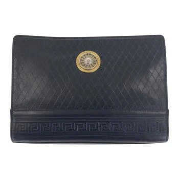 Versace | Leather Sunburst Clutch