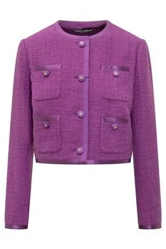 Dolce & Gabbana | Dolce & Gabbana Pocket Detailed Cropped Jacket