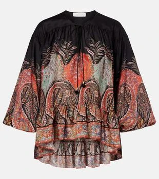 Zimmermann | Rhiannon ruffled silk top