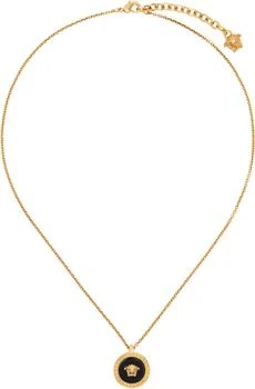 Versace | Gold Enamel Medusa Necklace