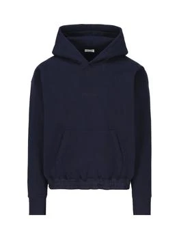 Yves Saint Laurent | Saint Laurent Logo Embroidered Long-Sleeved Hoodie