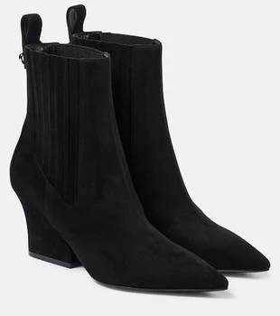 Valentino | VLogo Lockette suede ankle boots