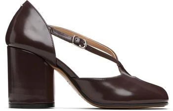 MAISON MARGIELA | Brown Tabi Décolleté Heeled Sandals