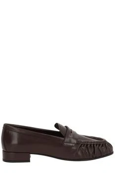 Prada | Prada Gathered Penny Loafers
