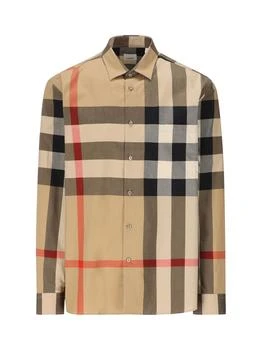 Burberry | Burberry Checked Button-Up Shirt