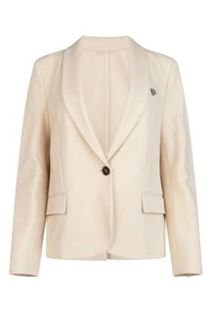 Brunello Cucinelli | Brunello Cucinelli Single Breasted Tailored Blazer