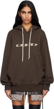 Rick Owens | Gray Concordians Oversized Hoodie