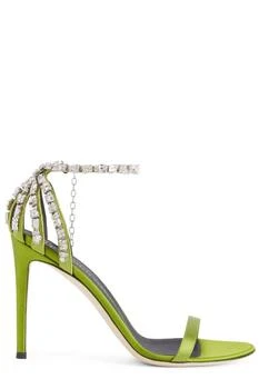 Giuseppe Zanotti | Giuseppe Zanotti Adele Crystal Heel Sandals