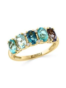 Effy | 14K Yellow Gold 
Multi Stone Ring