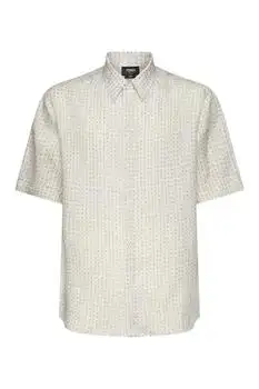 Fendi | Fendi Shorrt Sleeved Topstitch-Detail Shirt