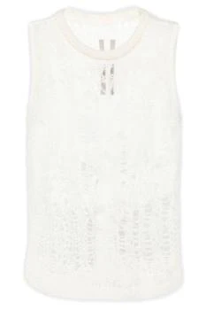 Rick Owens | Rick Owens Spider Cut-Out Open Knit Tank Top