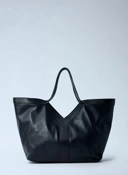 Yves Saint Laurent | Large Y-Shaped Leather Tote Bag