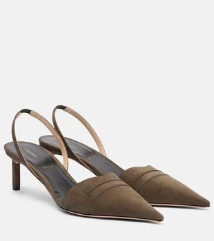 Tom Ford | Eva 55 suede slingback pumps