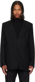 Rick Owens | Black Concordians Wool Blazer