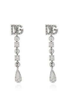 Dolce & Gabbana | Dolce & Gabbana Embellished Draped Earrings