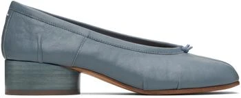MAISON MARGIELA | Blue Tabi New Ballerina Heels