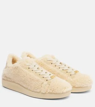 Valentino | Royco VLogo suede-trimmed sneakers