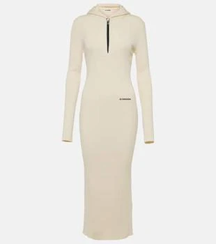 Jil Sander | Wool-blend midi dress