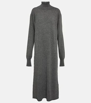 Jil Sander | Cashmere turtleneck midi dress