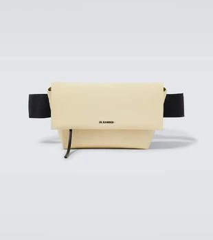Jil Sander | Leather-trimmed canvas belt bag
