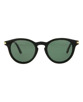 Round-Frame Acetate Sunglasses