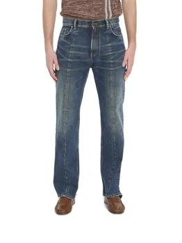 Versace | Versace Distressed Straight-Leg Jeans