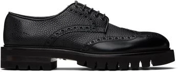Salvatore Ferragamo | Black Brogue Derbys
