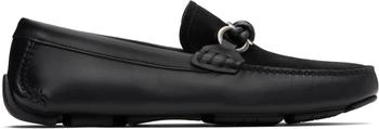 Salvatore Ferragamo | Black Gancini Buckle Driver Loafers