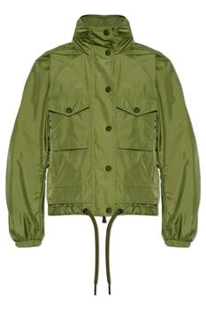 Moncler | Moncler Grenoble High-Neck Drawstring Coat