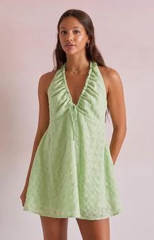 Sarah Tie Back Halter Mini Dress