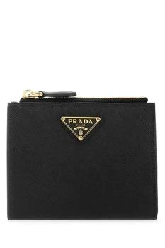 Prada | Prada Logo Plaque Small Wallet