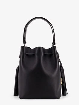 Valentino | So Seau leather bucket bag with meatl Vlogo