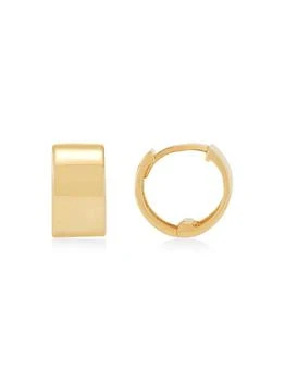 Saks Fifth Avenue | 14K Yellow Gold Huggie Earrings
