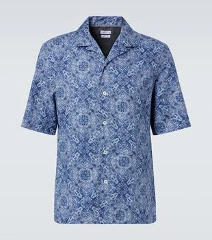 Brunello Cucinelli | Printed cotton shirt