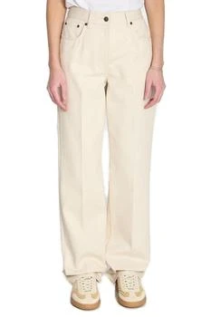 Valentino | Valentino	Logo Patch Straight Leg Jeans
