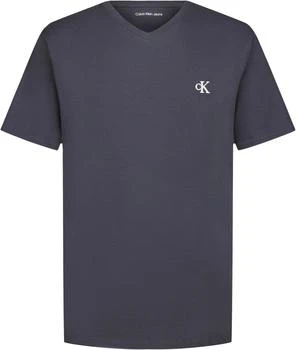 Calvin Klein Calvin Klein Boys' Short Sleeve Solid V-Neck T-Shirt, Soft, Comfortable, Relaxed Fit