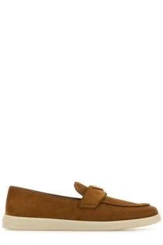 Prada | Prada Triangle-Logo Slip-On Loafers