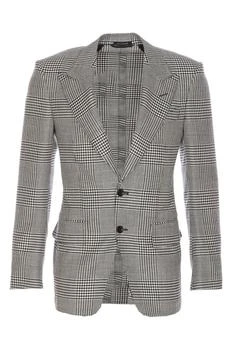 Tom Ford | Tom Ford Single-Breasted Checked Blazer