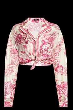 Versace | Versace Barocco Printed Cropped Shirt