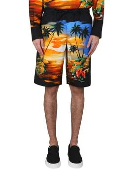 Dolce & Gabbana | Dolce & Gabbana Hawaii Printed Bermuda Shorts