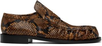Dries Van Noten | Tan Leather Loafers