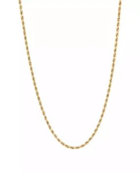 Macy's | Glitter Rope Chain Necklace in 14k Yellow Gold