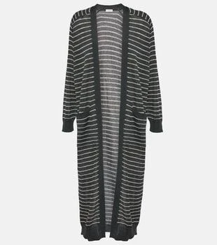 Brunello Cucinelli | Dazzling striped cotton cardigan