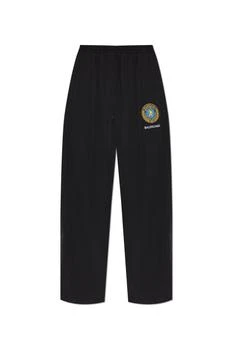 Balenciaga | Balenciaga Logo Patch Wide-Leg Jeans