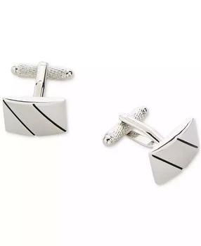 Perry Ellis Men
s Diagonal Line Cufflinks