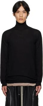 Rick Owens | Black Concordians Level Turtle Sweater