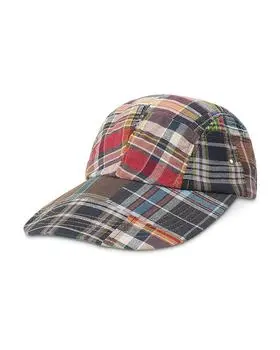 Ralph Lauren Long Bill Patchwork Madras Cap